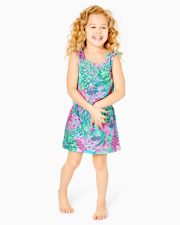 Lilly Pulitzer Girls Sundari Romper Tank Dress