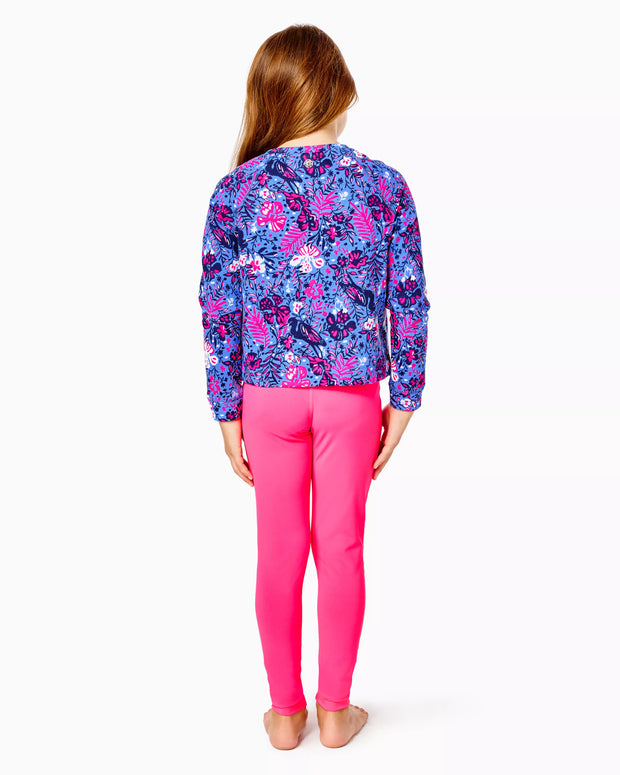 Lilly Pulitzer Girls Luxletic Mini Emmaline Ireland Top