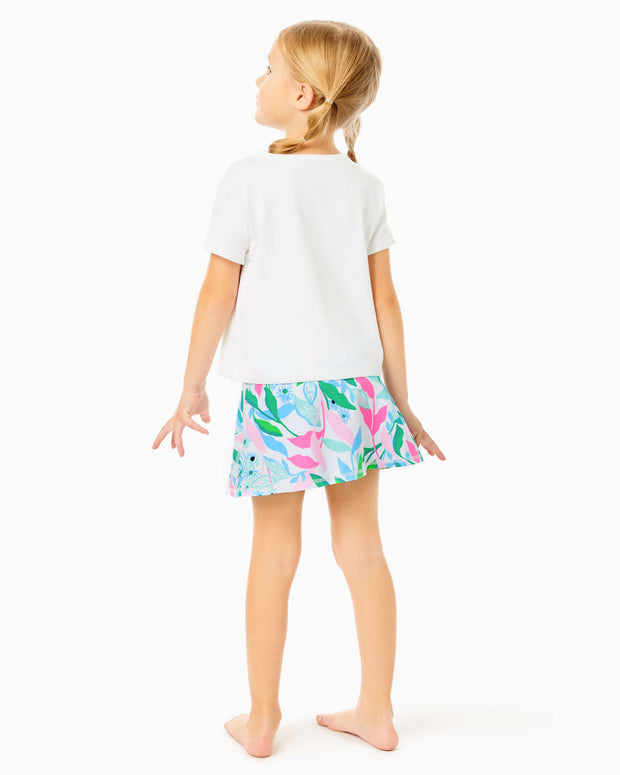 Lilly Pulitzer Luxletic Girls Mini Rally Tee Top