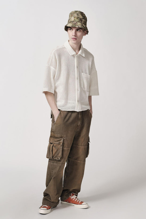 BDG Urban Outfitters Seb Mesh Shirt Men's