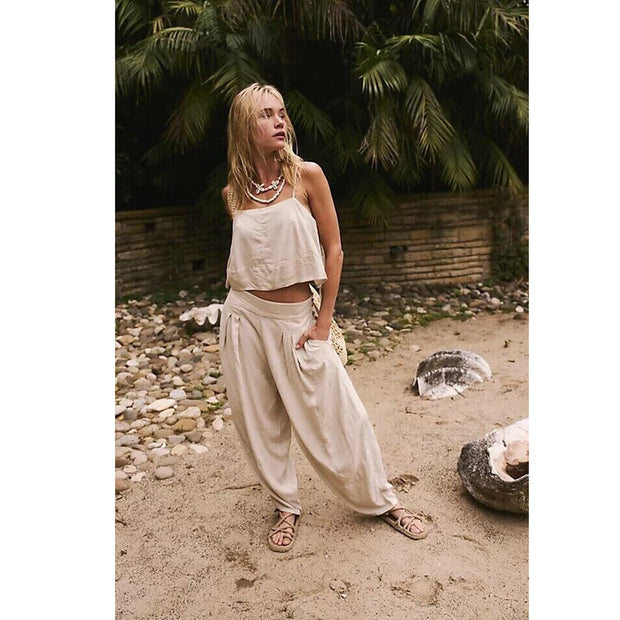 Free People Free-est Struttin Cami Tank Top & Pants Set