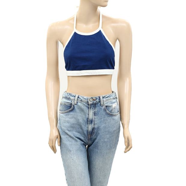 Urban Outfitters UO Susanna Tie-Back Halter Cropped Top XS