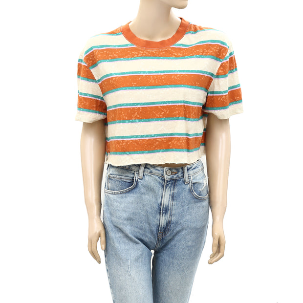 BDG Urban Outfitters Twin Flame Cropped Tee Top XS
