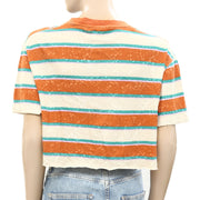 BDG Urban Outfitters Twin Flame Cropped Tee Top XS