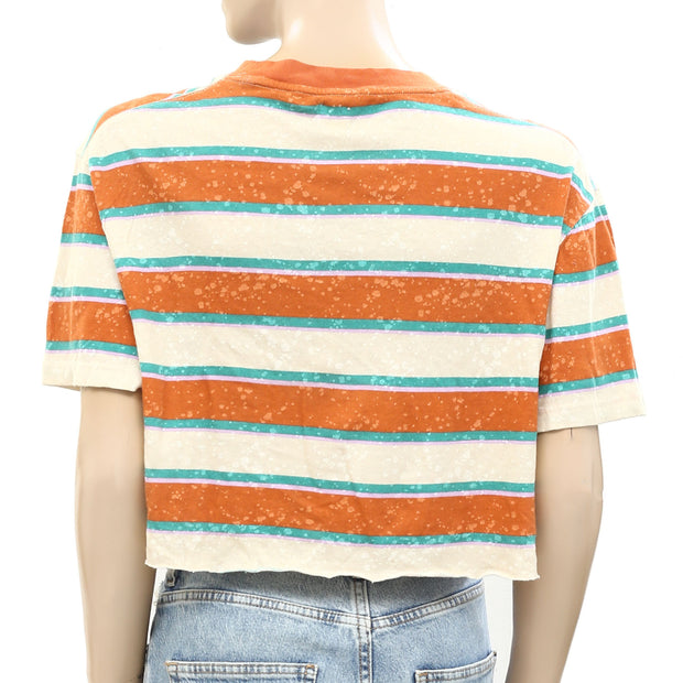 BDG Urban Outfitters Twin Flame Cropped Tee Top XS