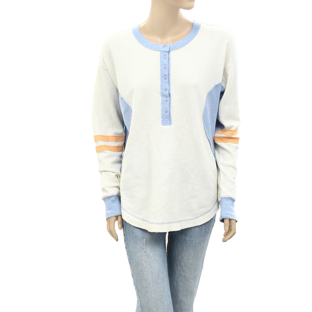 BDG Urban Outfitters Basil Henley Tee Top