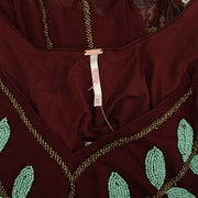 Free People Beaded Embellished Tank Cami Blouse Top XS
