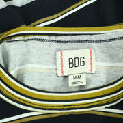 BDG Urban Outfitters Seb Spliced Stripe Tee Cropped Top M