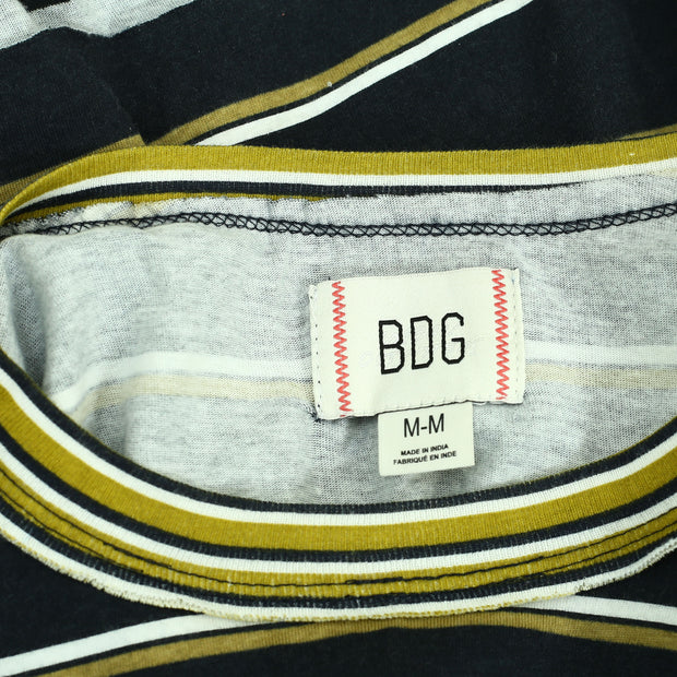 BDG Urban Outfitters Seb Spliced Stripe Tee Cropped Top M