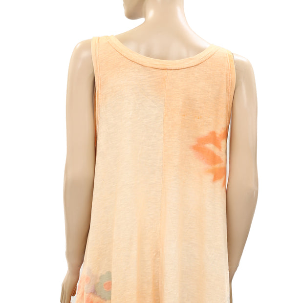 Daily Practice by Anthropologie Printed Asymmetrical Ruffle-Hem Dress