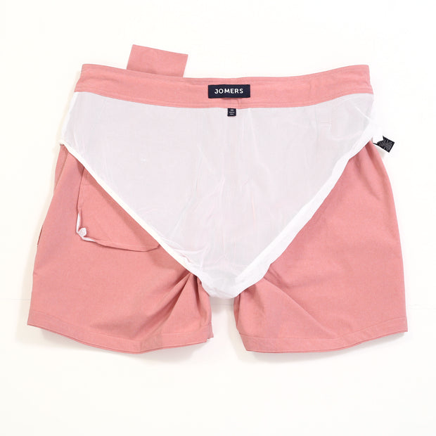 Jomers Men's Swim Trunks Red Melange Shorts  S