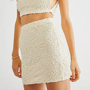 Free People Endless Summer Apple Of My Eye Mini Skirt M