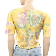 Urban Outfitters UO Tie Dye Print Cropped Top