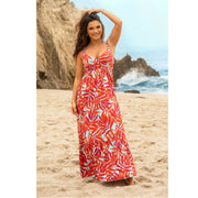 Pour Moi Strappy Tiered Hem Maxi Dress XS