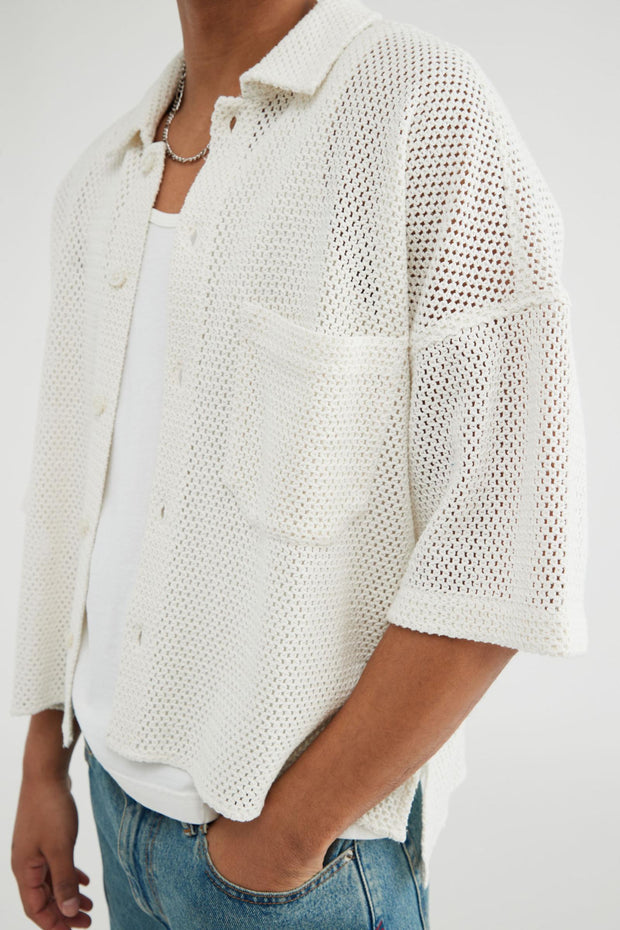 BDG Urban Outfitters Seb Mesh Shirt Men's
