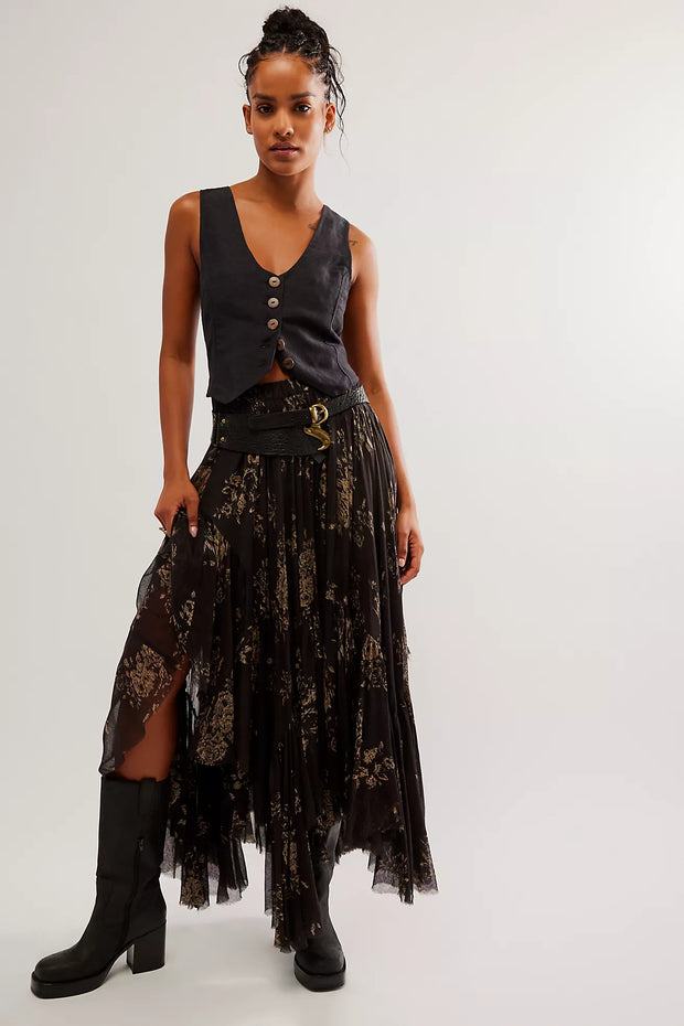 Free People FP One Clover Printed Skirt S