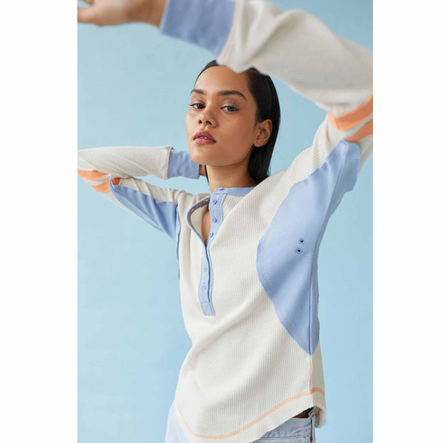 BDG Urban Outfitters Basil Henley Tee Top