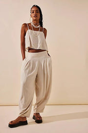 Free People Free-est Struttin Cami Tank Top & Pants Set