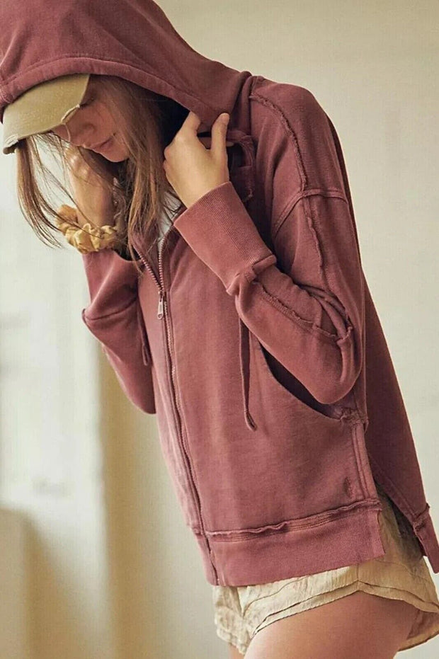 Free People FP Movement Only One Hoodie Jacket Top M