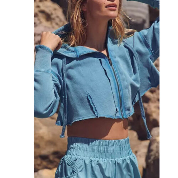 Free People Fp Movement Body Language Hoodie Jacket Top S