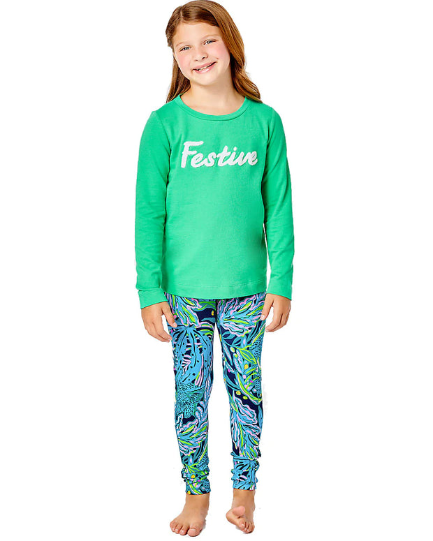 Lilly Pulitzer Kids Girls Mini Rami Sweatshirt Top