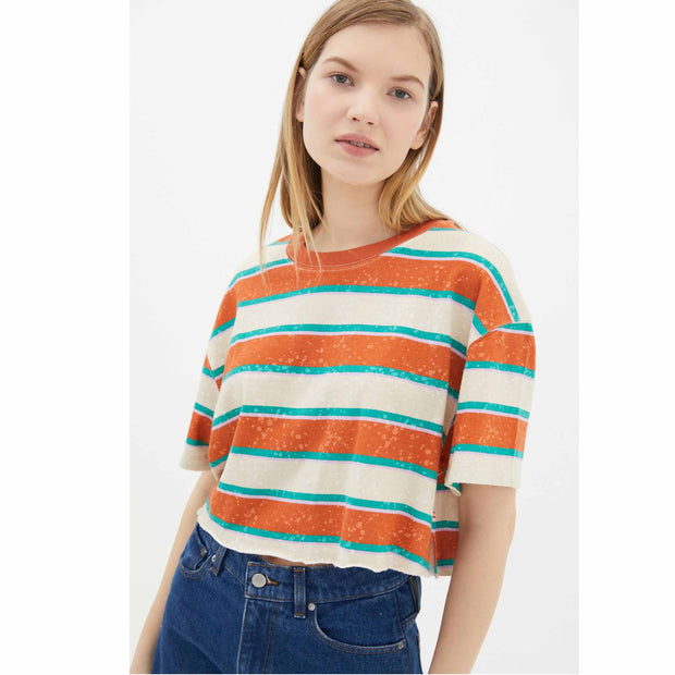 BDG Urban Outfitters Twin Flame Cropped Tee Top XS