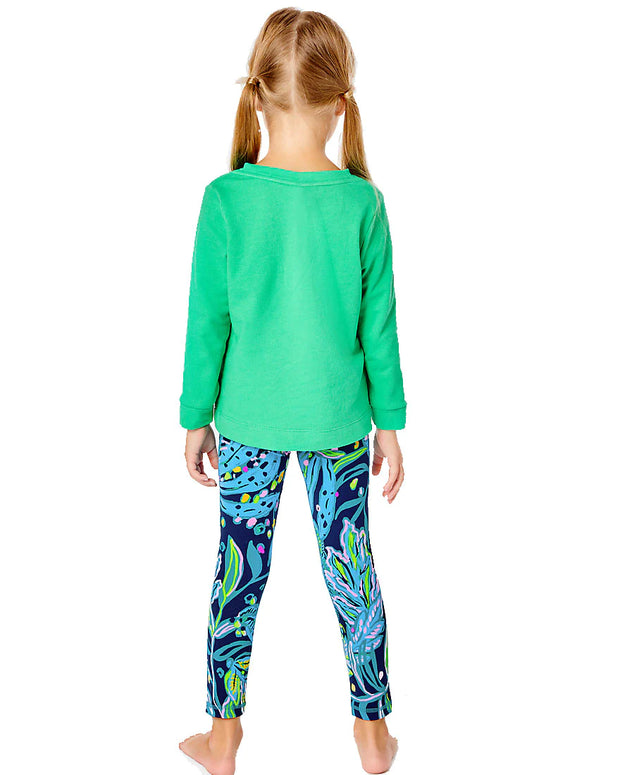 Lilly Pulitzer Kids Girls Mini Rami Sweatshirt Top