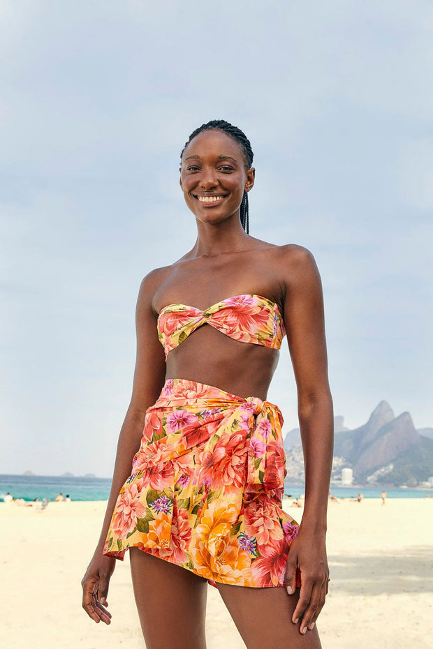 Farm Rio Anthropologie Lia Cover Up Mini Skirt