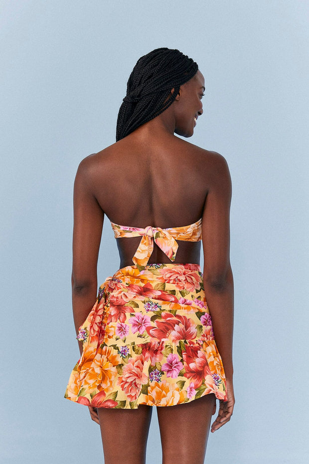 Farm Rio Anthropologie Lia Cover Up Mini Skirt