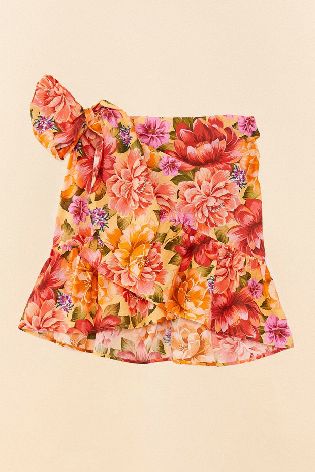 Farm Rio Anthropologie Lia Cover Up Mini Skirt