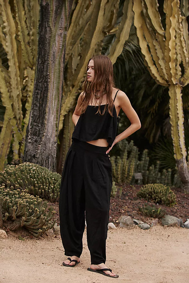 Free People Free-est Struttin Cami Tank Top & Pants Set
