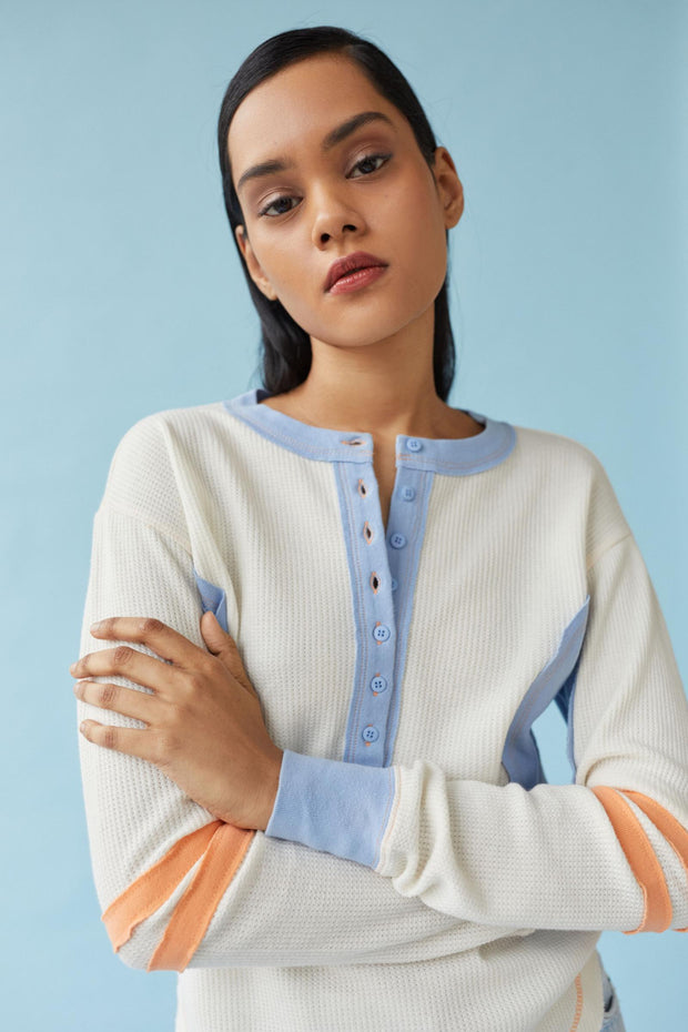 BDG Urban Outfitters Basil Henley Tee Top