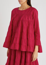 Merlette NYC Roos Tiered Solid Tunic Top XS