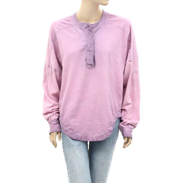 BDG Urban Outfitters Asher Oversized Henley Tunic Top M