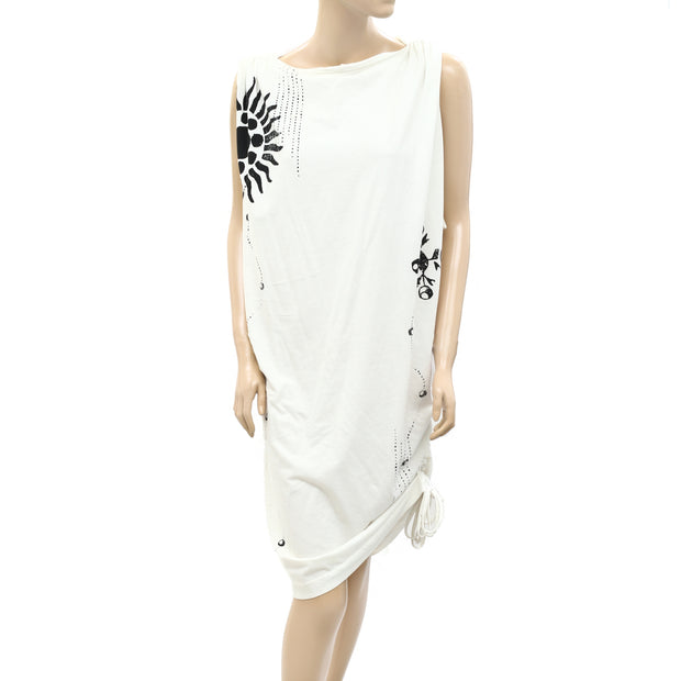 Daily Practice by Anthropologie Ruched Sleeveless Mini Dress