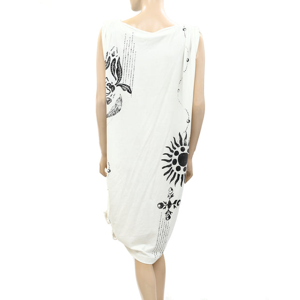 Daily Practice by Anthropologie Ruched Sleeveless Mini Dress