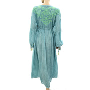 Intimately Free People Well Hello There Wrap Dress S