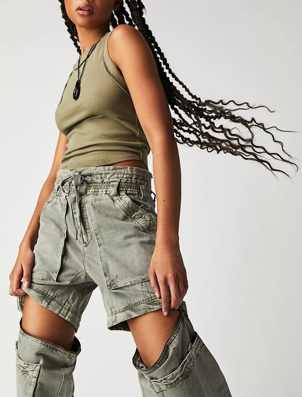 Free People Wind Drift Convertible Pants Shorts