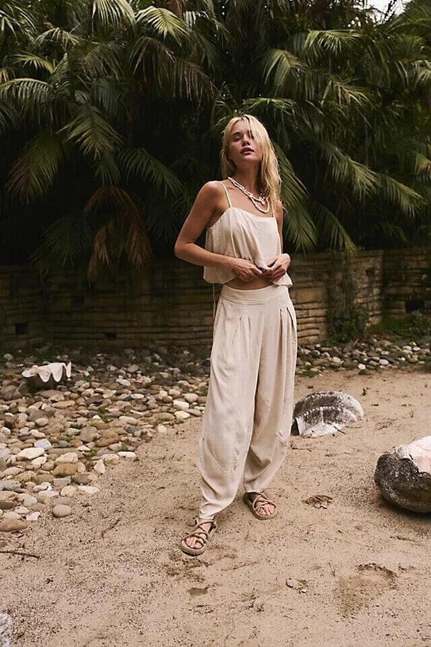 Free People Free-est Struttin Cami Tank Top & Pants Set