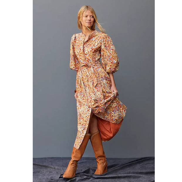 Love The Label Anthropologie Floral Maxi Dress S