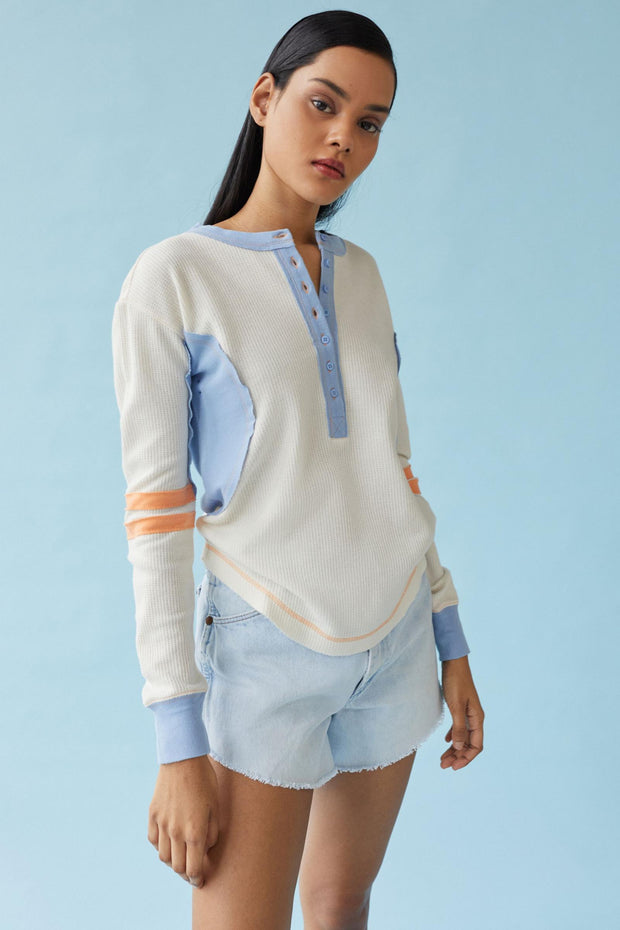 BDG Urban Outfitters Basil Henley Tee Top