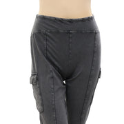 Out From Under Urban Outfitter Aria High-Waisted Cargo Flare Pant L
