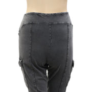 Out From Under Urban Outfitter Aria High-Waisted Cargo Flare Pant L