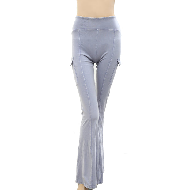Out From Under Urban Outfitter Aria High-Waisted Cargo Flare Pant S