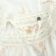 Odd Molly Anthropologie My Everything Floral Embroidered Blouse Top XS-0