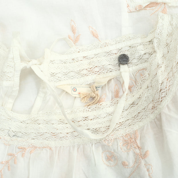 Odd Molly Anthropologie My Everything Floral Embroidered Blouse Top XS-0