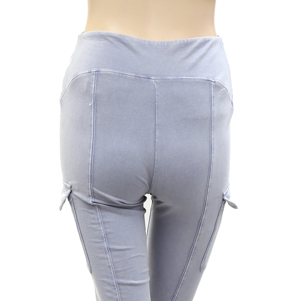 Out From Under Urban Outfitter Aria High-Waisted Cargo Flare Pant S