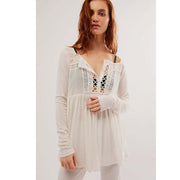 Free People Pretty Please Tunic Top S