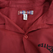 Urban Outfitters UO Buttondown Pop Art Graphic Camp Collar Shirt Men's M