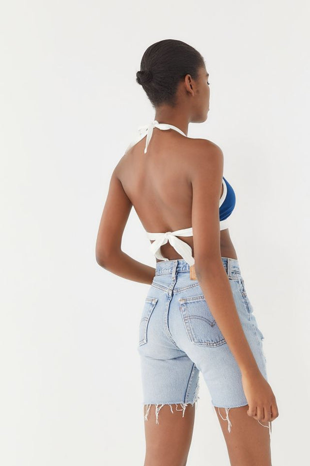 Urban Outfitters UO Susanna Tie-Back Halter Cropped Top XS